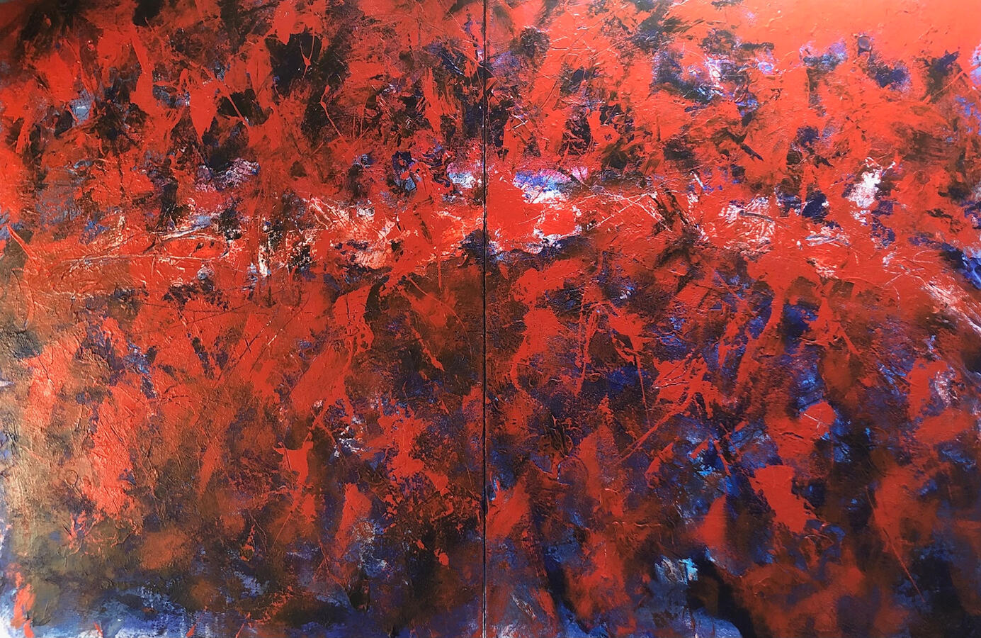 Serra d'arga a noite, 120 x 180